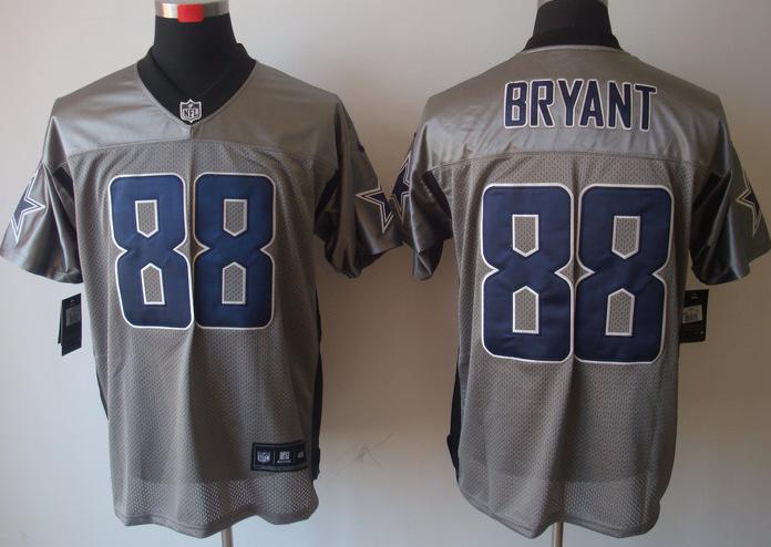 Nike Dallas Cowboys 88# Dez Bryant Grey Shadow Nike NFL Jerseys Cheap