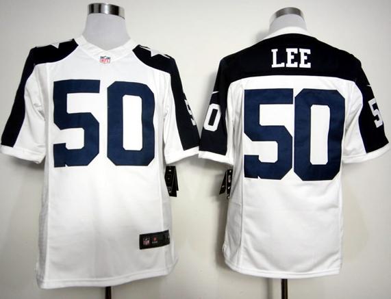 Nike Dallas Cowboy 50 Sean Lee White Thankgivings Game LIMITED NFL Jerseys Cheap