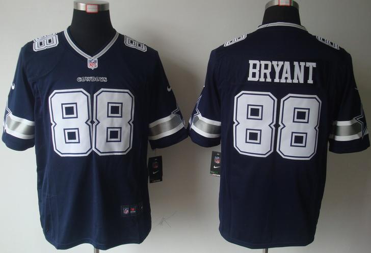 Nike Dallas Cowboys 88 Bryant Blue Game NFL Jerseys Cheap