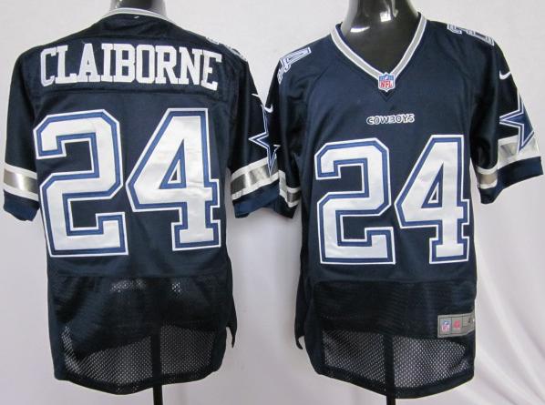 Nike Dallas Cowboys 24# Morris Claiborne Blue Elite Nike NFL Jerseys Cheap