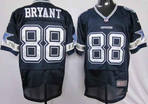 Nike Dallas Cowboys 88# Dez Bryant Blue Elite Nike NFL Jerseys Cheap