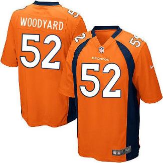 Nike Denver Broncos 52 Wesley Woodyard Game Orange NFL Jerseys Cheap
