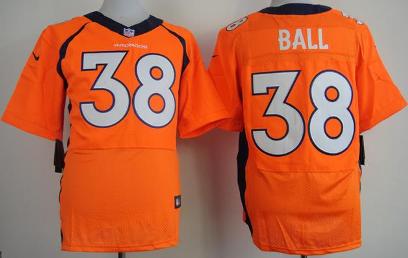 Nike Denver Broncos 38 Montee Ball Elite Orange NFL Jerseys 2013 New Style Cheap