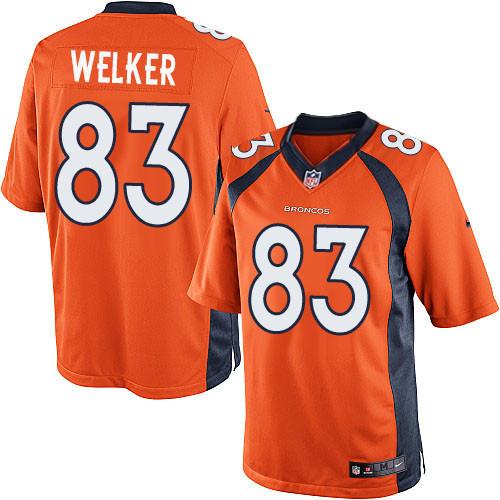 Nike Denver Broncos 83 Wes Welker Orange Limited NFL Jersey 2013 New Style Cheap