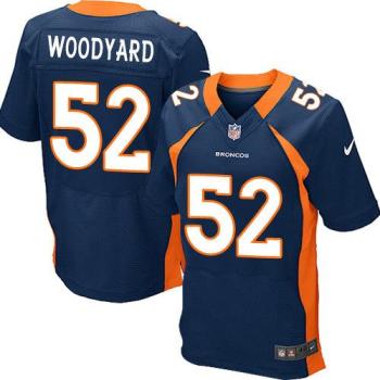 Nike Denver Broncos 52 Wesley Woodyard Blue Elite NFL Jerseys Cheap