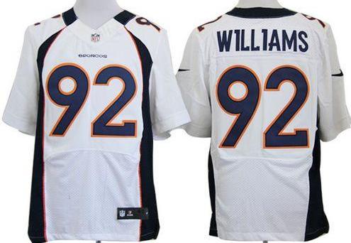 Nike Denver Broncos 92 Sylvester Williams White Elite NFL Jersey Cheap