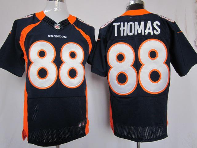 Nike Denver Broncos 88# Demaryius Thomas Blue Elite Nike NFL Jerseys Cheap