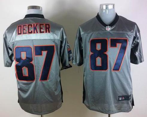 Nike Denver Broncos 87# Eric Decker Grey Shadow NFL Jerseys Cheap