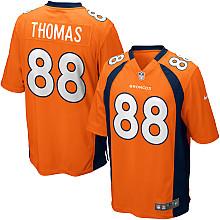 Nike Denver Broncos 88# Demaryius Thomas Orange Nike NFL Jerseys Cheap