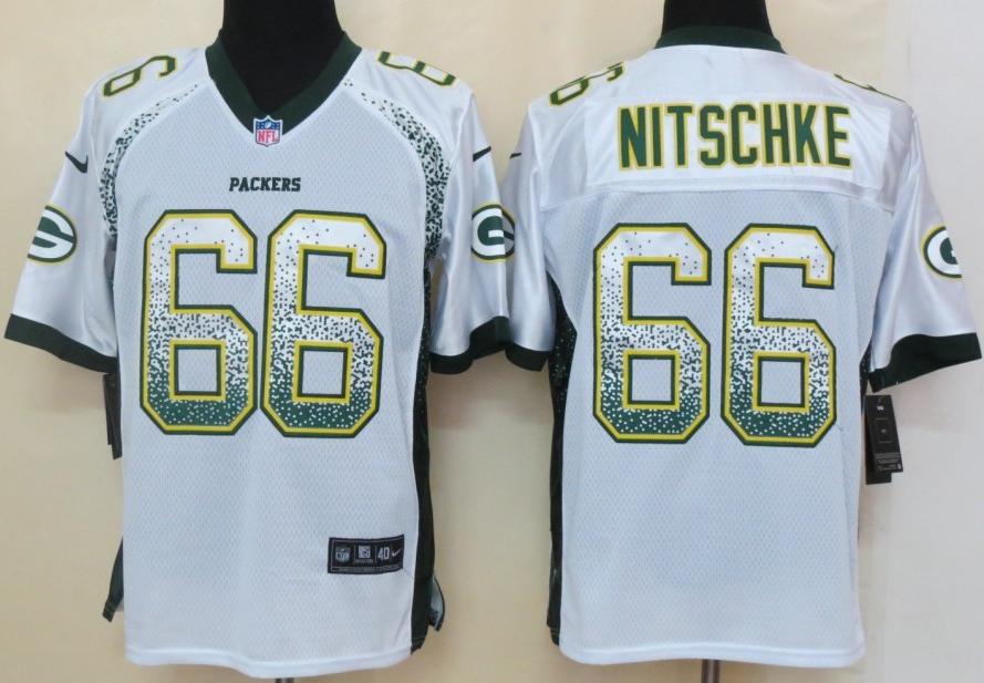 Nike Green Bay Packers 66 Ray Nitschke White Drift Fashion Elite NFL Jerseys 2013 New Cheap