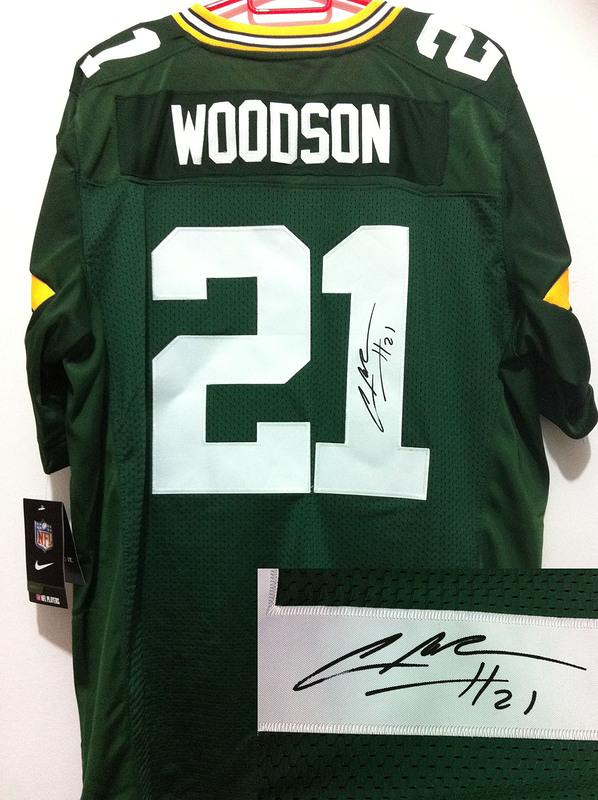 Nike Green Bay Packers #21 Charles Woodson Green Signed Elite NFL Jerseys Cheap