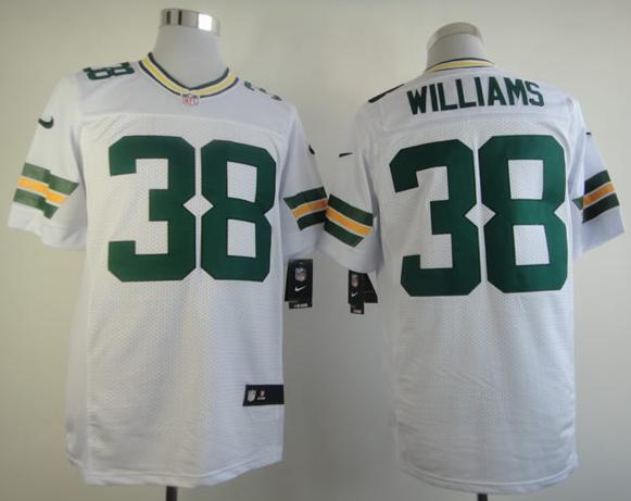 Nike Green Bay Packers 38 Tramon Williams White Elite NFL Jerseys Cheap