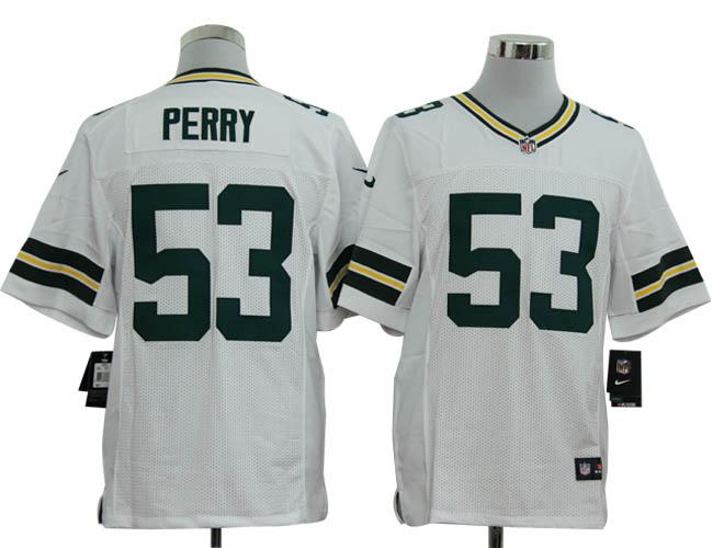 Nike Green Bay Packers 53 Perry White Elite Nike NFL Jerseys Cheap