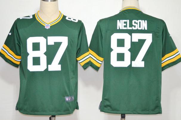 Nike Green Bay Packers #87 Jordy Nelson Green Game Nike NFL Jerseys Cheap