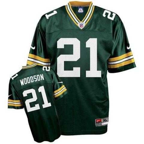Nike Green Bay Packers #21 Charles Woodson Green Nike NFL Jerseys Cheap