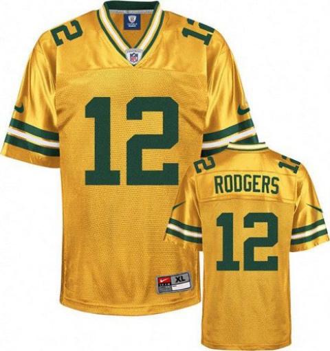 Nike Green Bay Packers #12 Aaron Rodgers Yellow Nike NFL Jerseys Cheap
