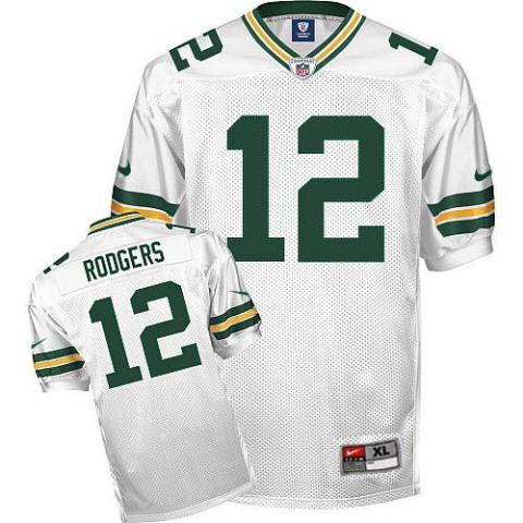Nike Green Bay Packers #12 Aaron Rodgers White Nike NFL Jerseys Cheap
