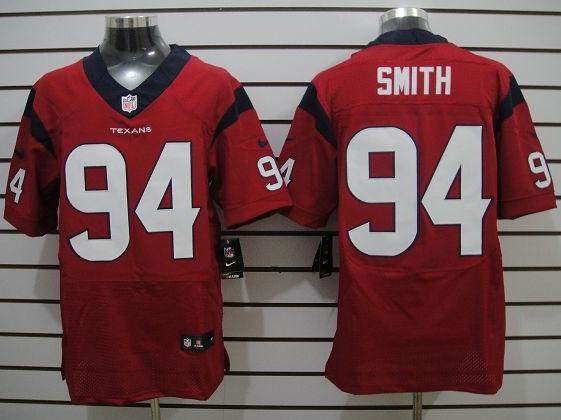 Nike Houston Texans 94 Antonio Smith Red Elite NFL Jerseys Cheap