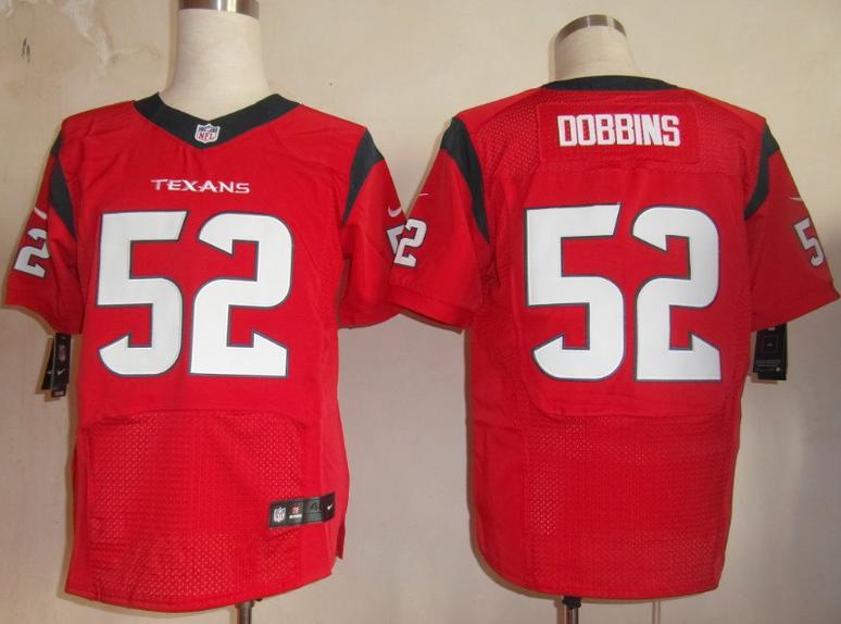 Nike Houston Texans #52 Tim Dobbins Red Elite NFL Jerseys Cheap