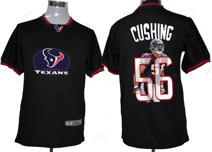 Nike Houston Texans 56 Brian Cushing Black All-Star Fashion NFL Jerseys Cheap
