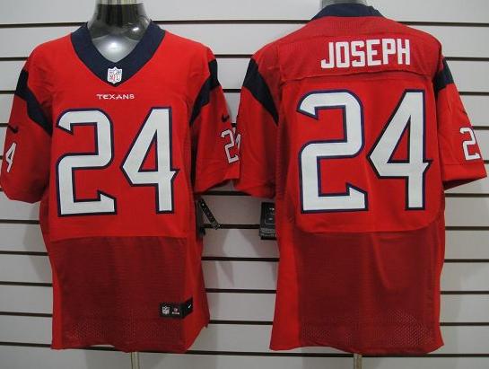 Nike Houston Texans 24 Johnathan Joseph Red Elite NFL Jerseys Cheap