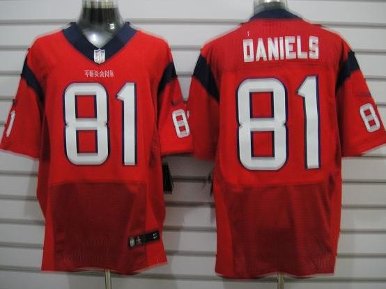 Nike Houston Texans #81 Owen Daniels Red Elite NFL Jerseys Cheap