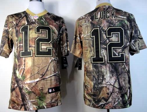 Nike Indianapolis Colts #12 Andrew Luck Camo Realtree NFL Jersey Cheap