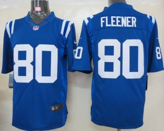 Nike Indianapolis Colts 80 Fleener Blue Game LIMITED NFL Jerseys Cheap