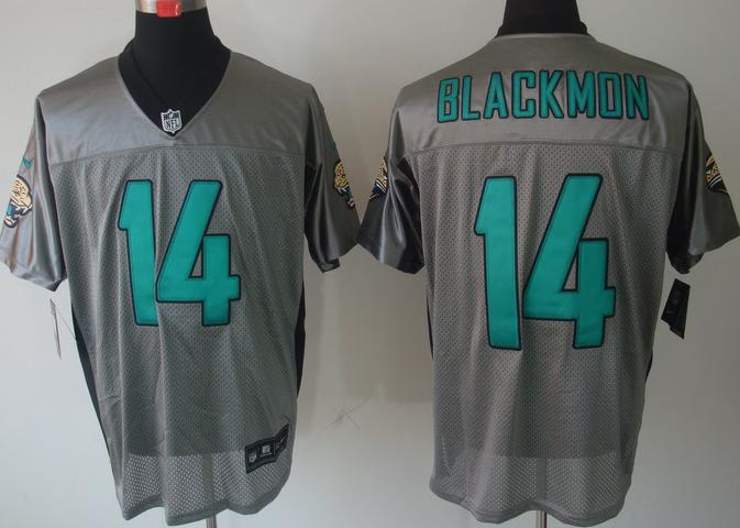 Nike Jacksonville Jaguars 14# Justin Blackmon Grey Shadow NFL Jerseys Cheap