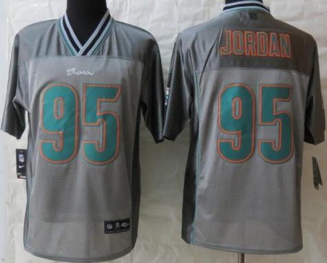 Nike Miami Dolphins 95 Dion Jordan Elite Grey Vapor NFL Jersey Cheap