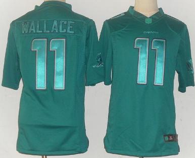 Nike Miami Dolphins 11 Mike Wallace Green Drenched Limited NFL Jersey Cheap
