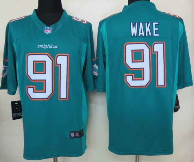 Nike Miami Dolphins 91 Cameron Wake Green LIMITED NFL Jerseys 2013 New Style Cheap