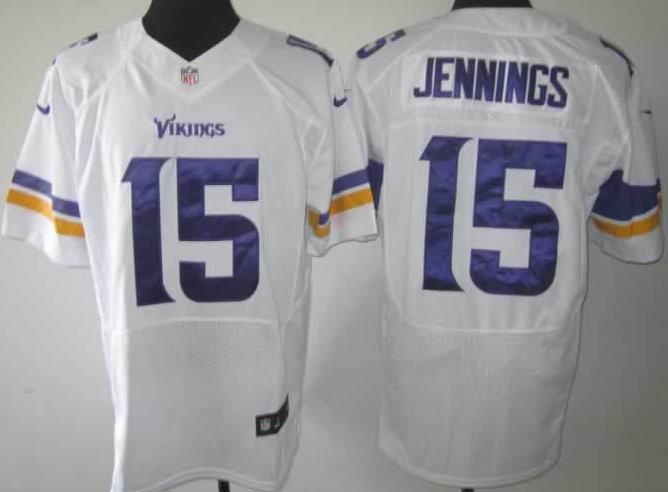 Nike Minnesota Vikings 15 Greg Jennings White Elite NFL Jerseys 2013 New Style Cheap