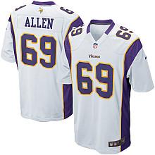 Nike Minnesota Vikings 69# Jared Allen White Nike NFL Jerseys Cheap