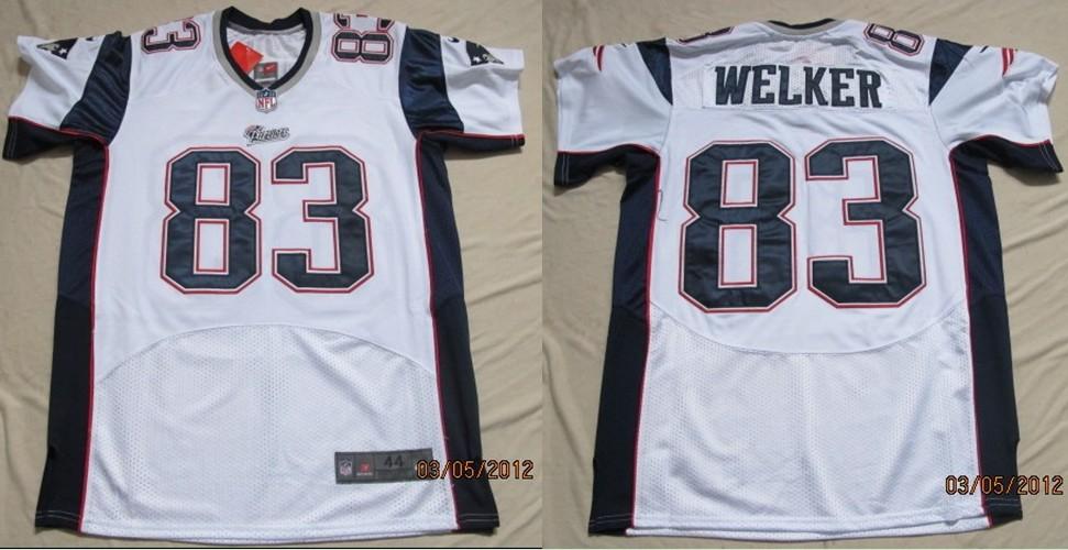 Nike New England Patriots 83 Wes Welker White Nike NFL Jersey Cheap