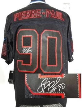 Nike New York Giants 90 Jason Pierre-Paul Elite Light Out Black Signed NFL Jerseys Cheap