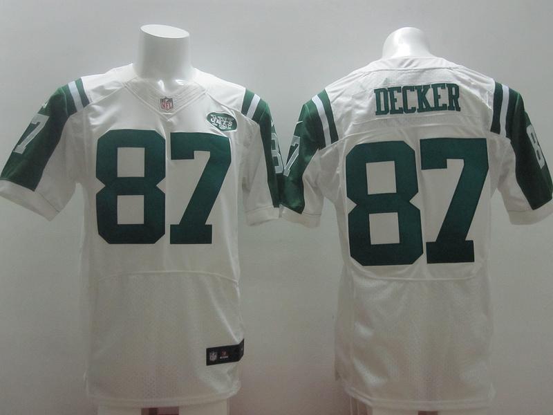 Nike New York Jets 87 Eric Decker Elite White NFL Jerseys Cheap