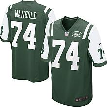 Nike New York Jets 74# Nick Mangold Green Nike NFL Jerseys Cheap