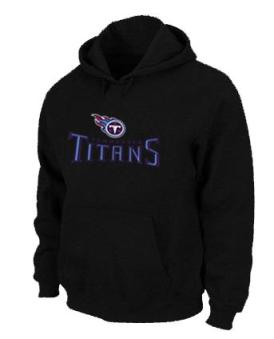 Tennessee Titans Authentic Logo Pullover Hoodie Black Cheap