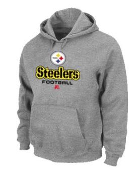 Pittsburgh Steelers Critical Victory Pullover Hoodie Grey Cheap
