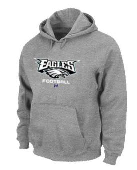 Philadelphia Eagles Critical Victory Pullover Hoodie Grey Cheap