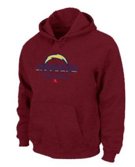 San Diego Charger Critical Victory Pullover Hoodie RED Cheap