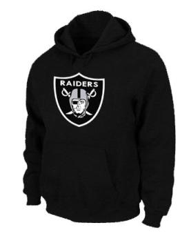 Oakland Raiders Logo Pullover Hoodie black Cheap