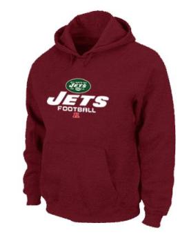 New York Jets Critical Victory Pullover Hoodie RED Cheap