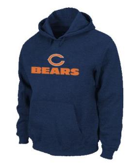 Chicago Bears Sideline Legend Authentic logo Pullover Hoodie Dark Blue Cheap