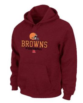 Cleveland Browns Critical Victory Pullover Hoodie RED Cheap
