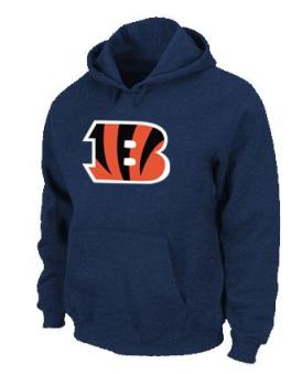 Cincinnati Bengals Logo Pullover Hoodie Dark Blue Cheap