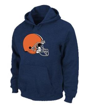 Cleveland Browns Logo Pullover Hoodie Dark Blue Cheap