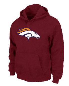 Denver Broncos Logo Pullover Hoodie RED Cheap