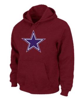 Dallas Cowboys Logo Pullover Hoodie RED Cheap